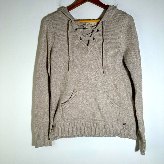 Hollister Knit Hooded Sweater