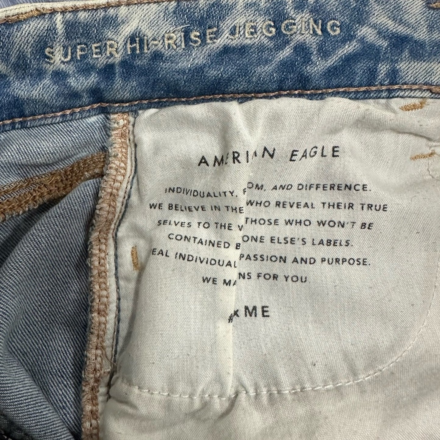 American Eagle Tattered Distressed Stretch Jeans