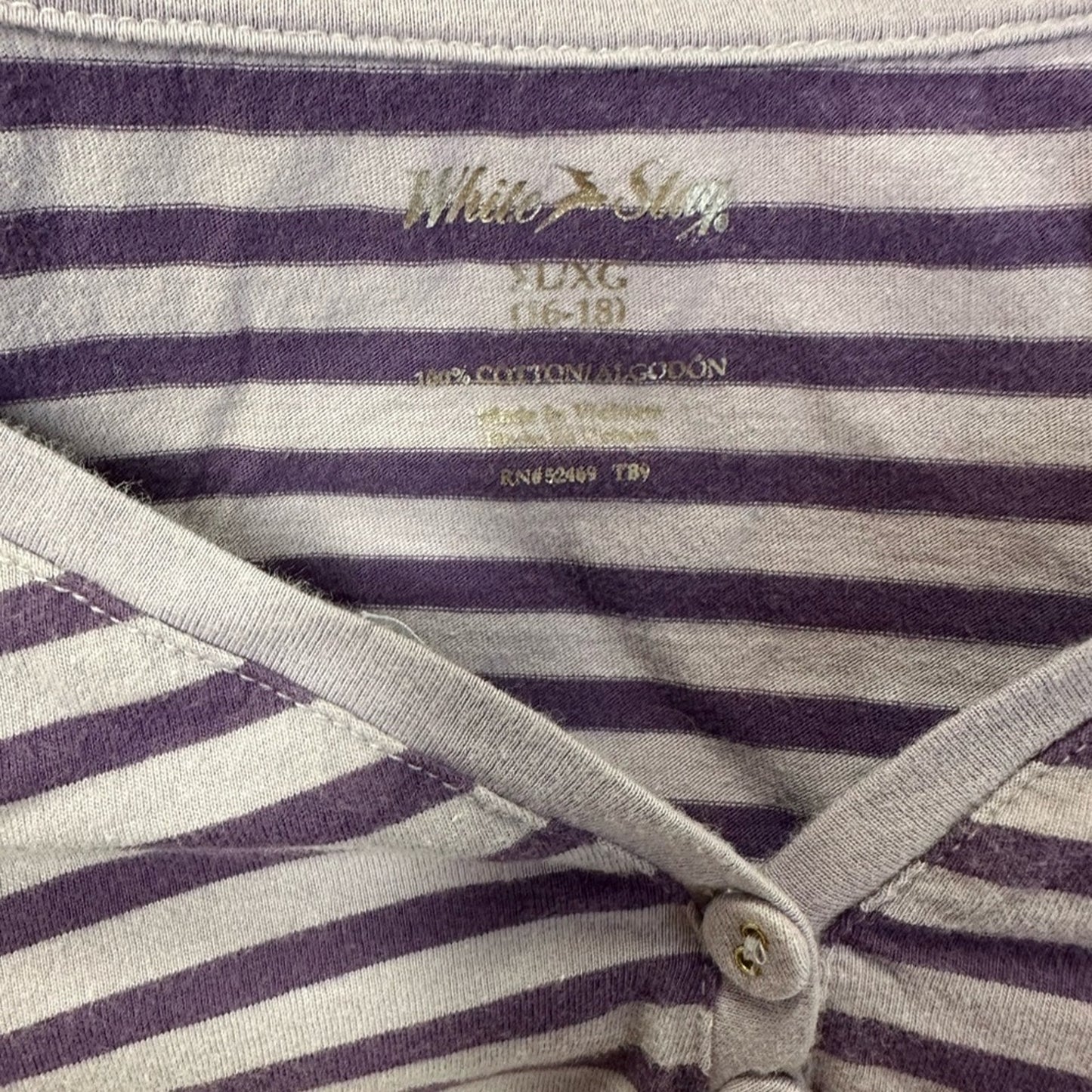 White Stag Striped Tee Shirt