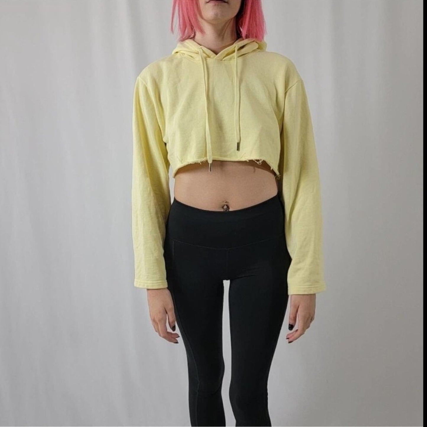 Forever 21 Cropped  Bell Sleeve Sweatshirt