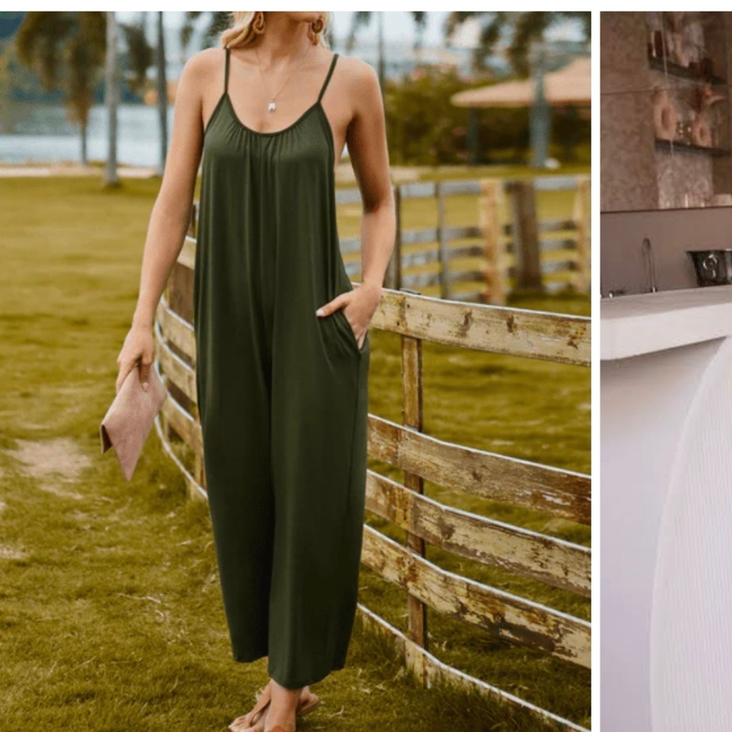 Green Jumpsuit - Large