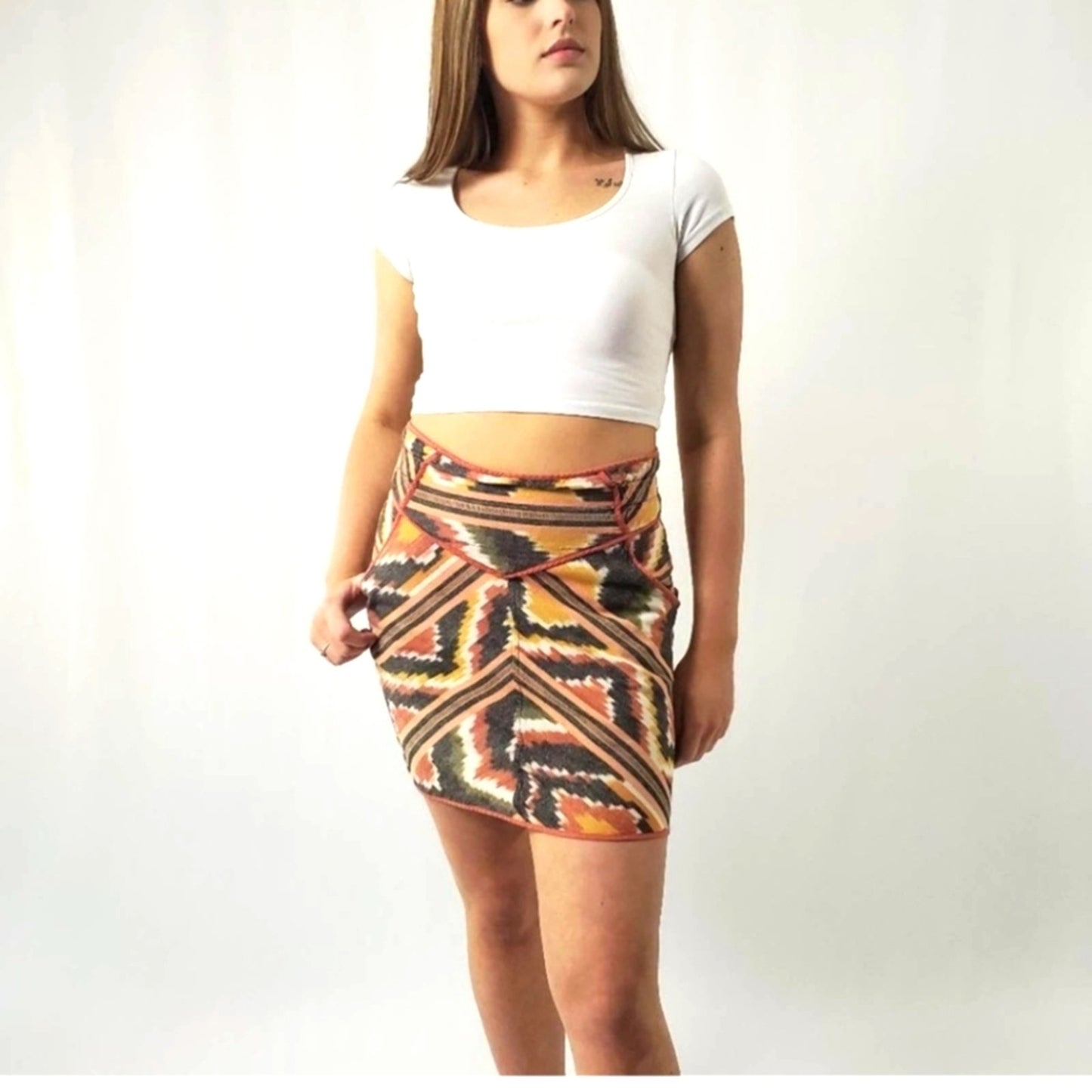 Staring at Stars tribal patterned mini skirt- 6