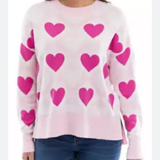 Crown & Ivy Heart Sweater