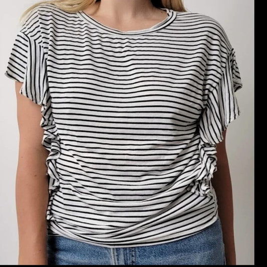 White Birch Striped Top