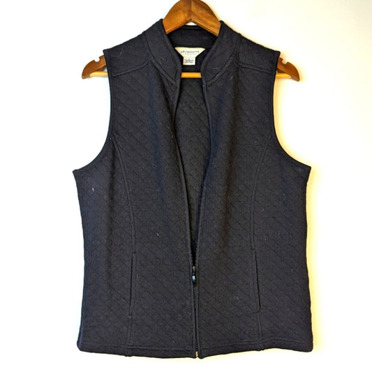 Liz Claiborne Black Vest - Large