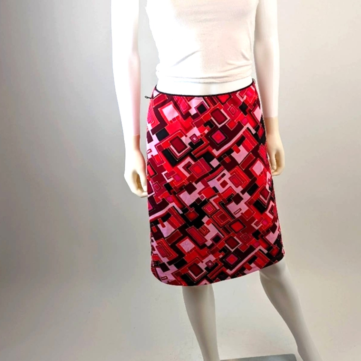 Abstract Pencil Skirt S