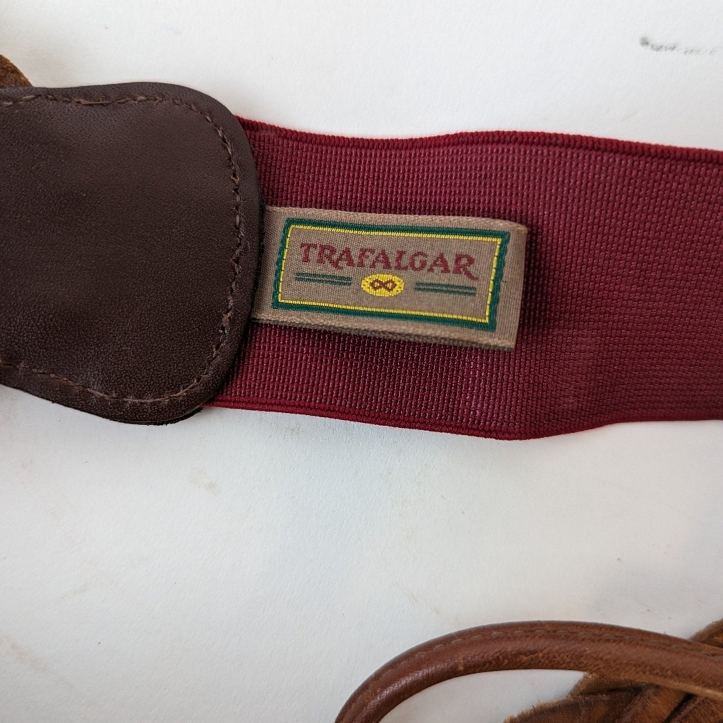 Trafalgar Vintage Leather Braces Suspenders