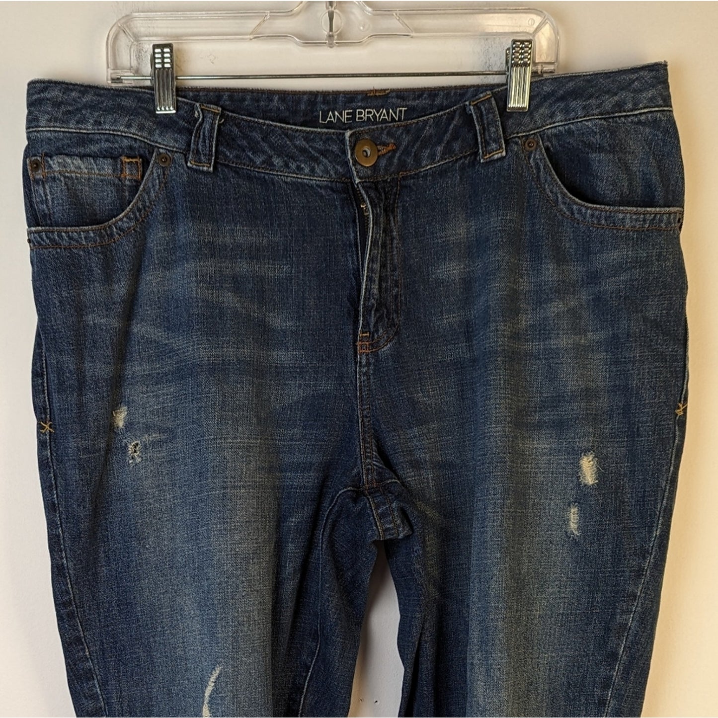 Lane Bryant Distressed Skinny Jeans / 18