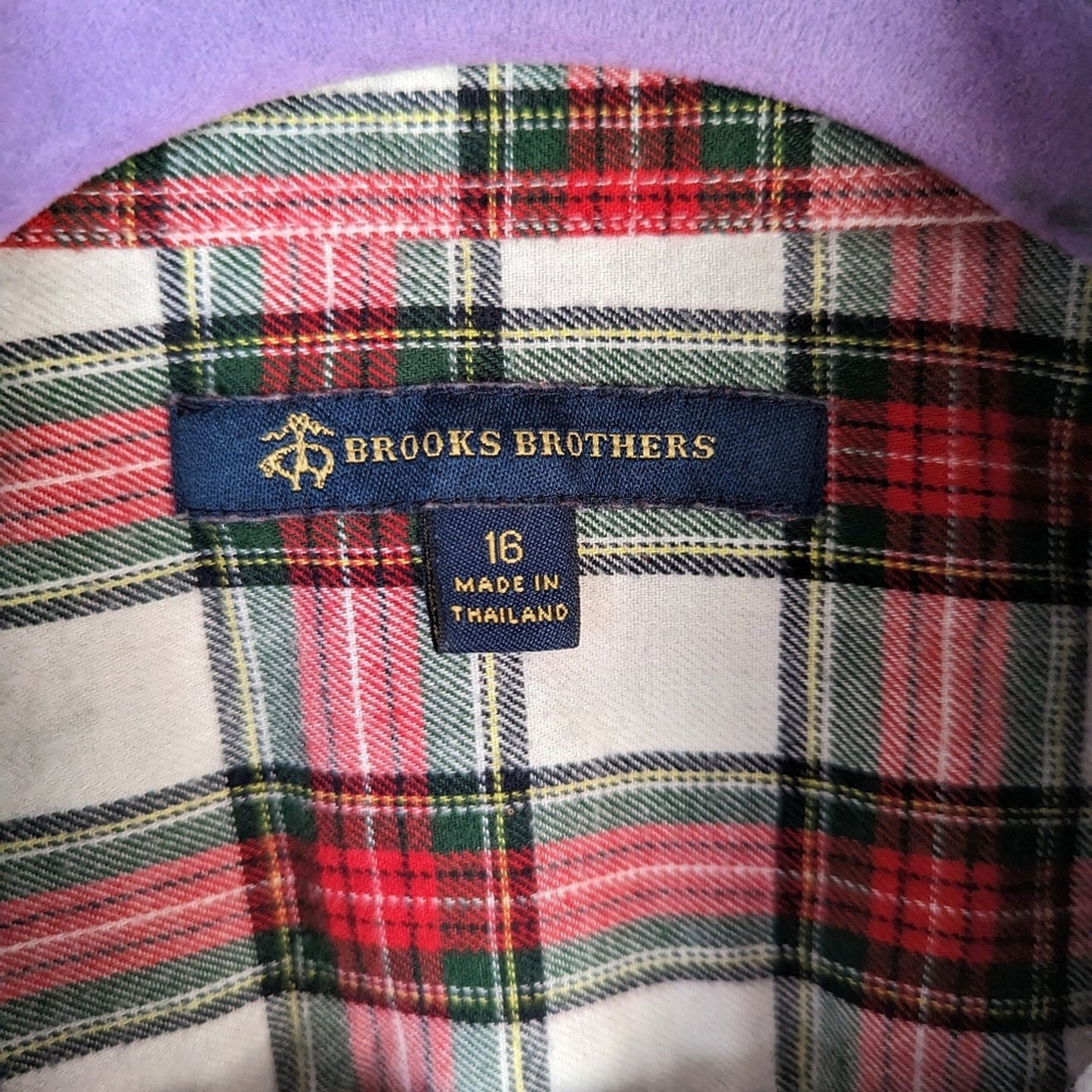 Brooks Brothers Women's Plaid Flannel Button Front Shirt