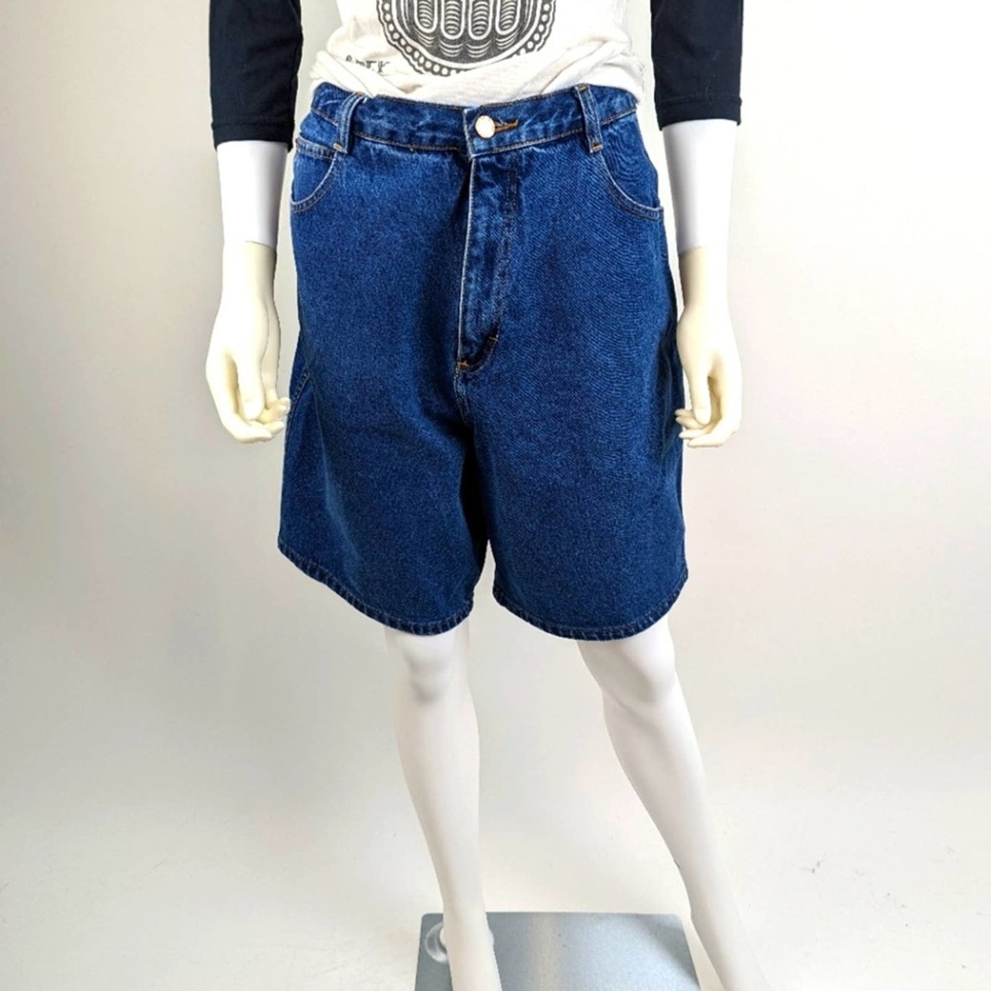 Vintage Backroad Blues High Waisted Jean Shorts 14