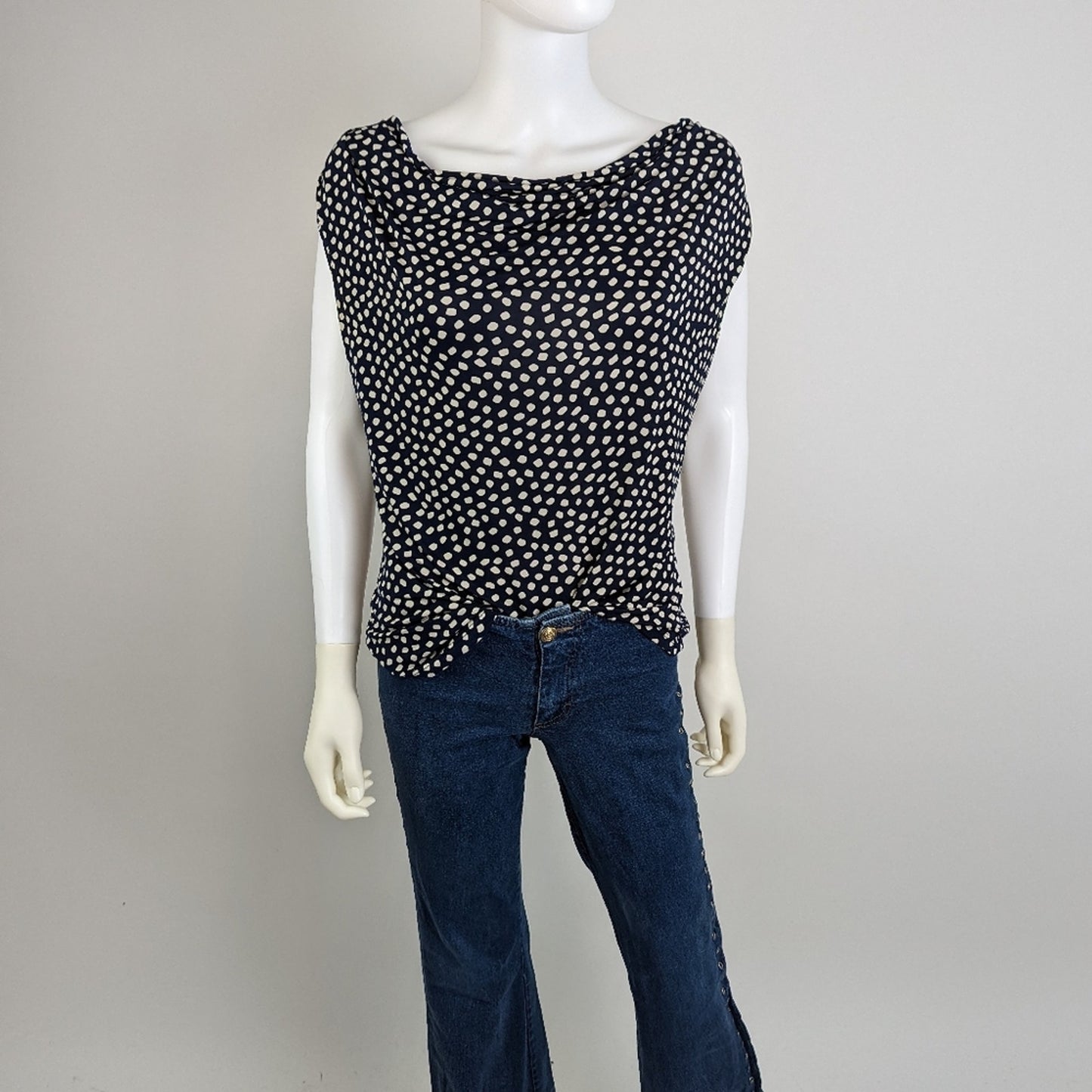 Polka Dot Blouse M