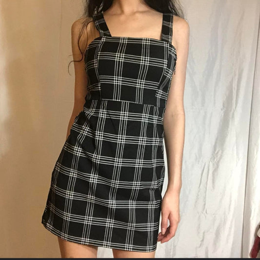 H & M Plaid Dress - Small