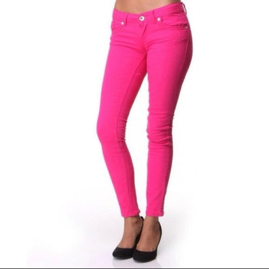 Celebrity Pink Fushia Skinny Jeans / 7