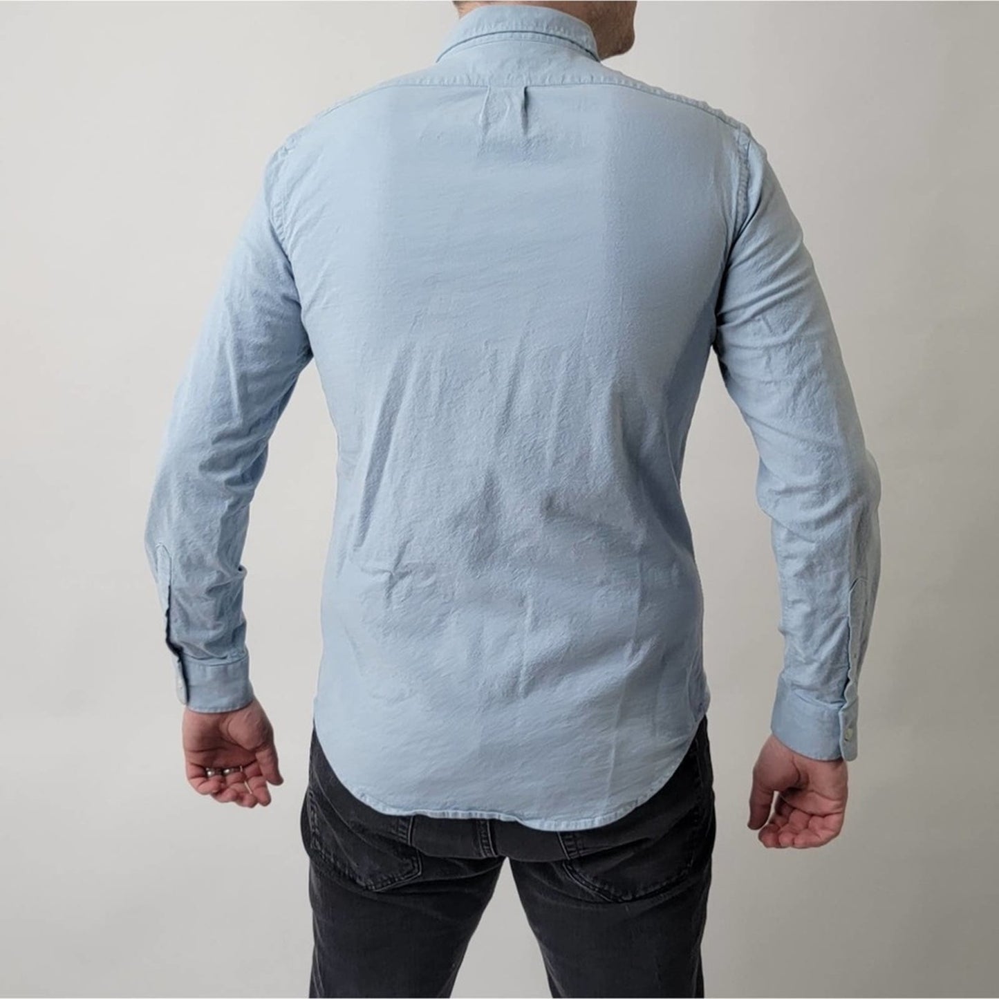 Chambray Blue Oxford - M