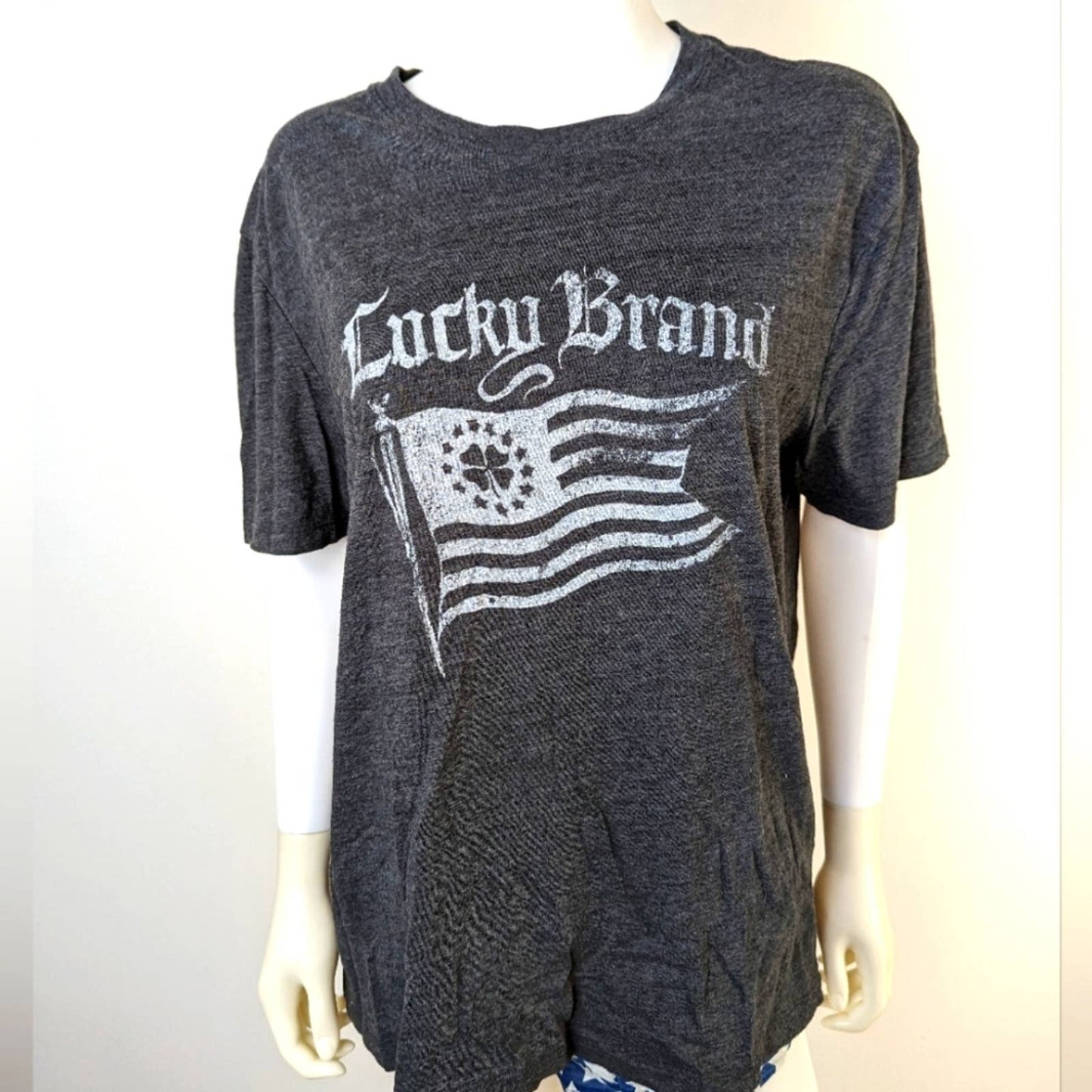 Lucky Brand Flag Tee Shirt - Large