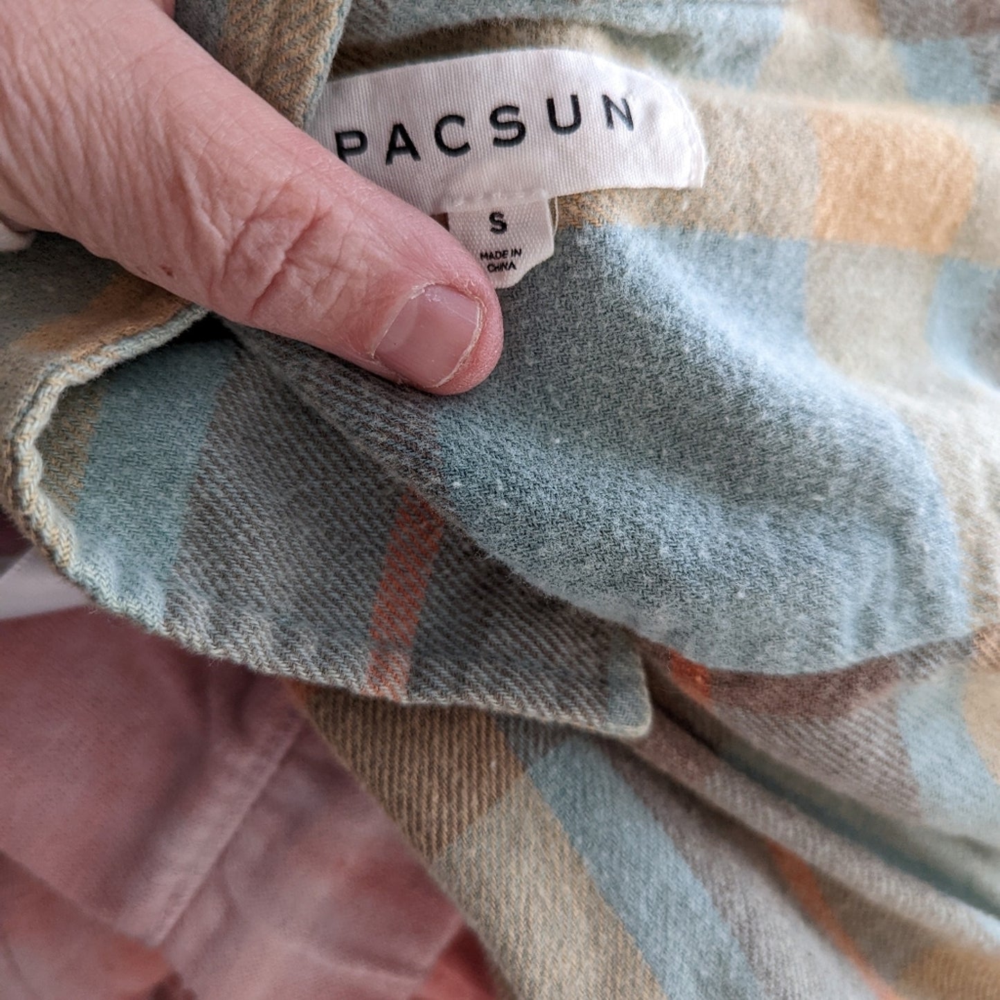 Pacsun Plaid Fall Button Front Shirt S