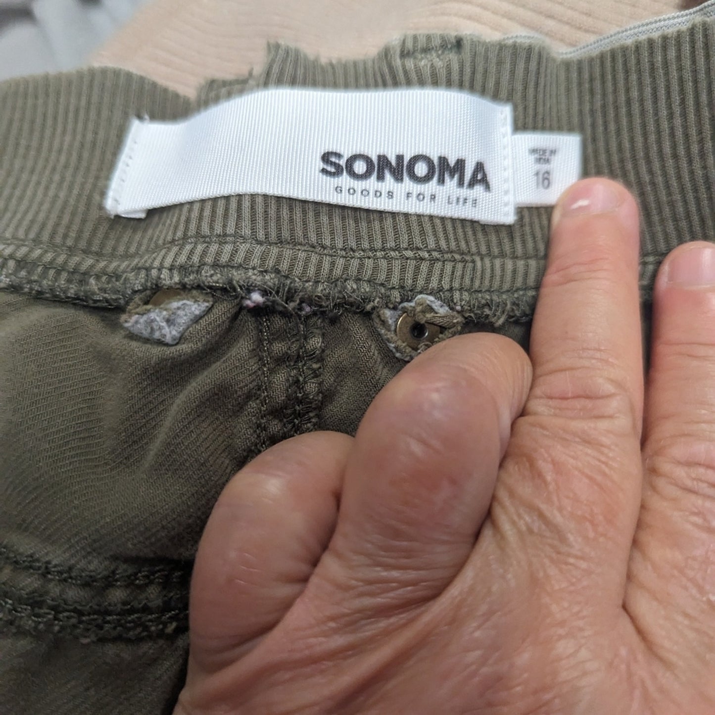 Sonoma Mid Rise Utility Jogger - 16