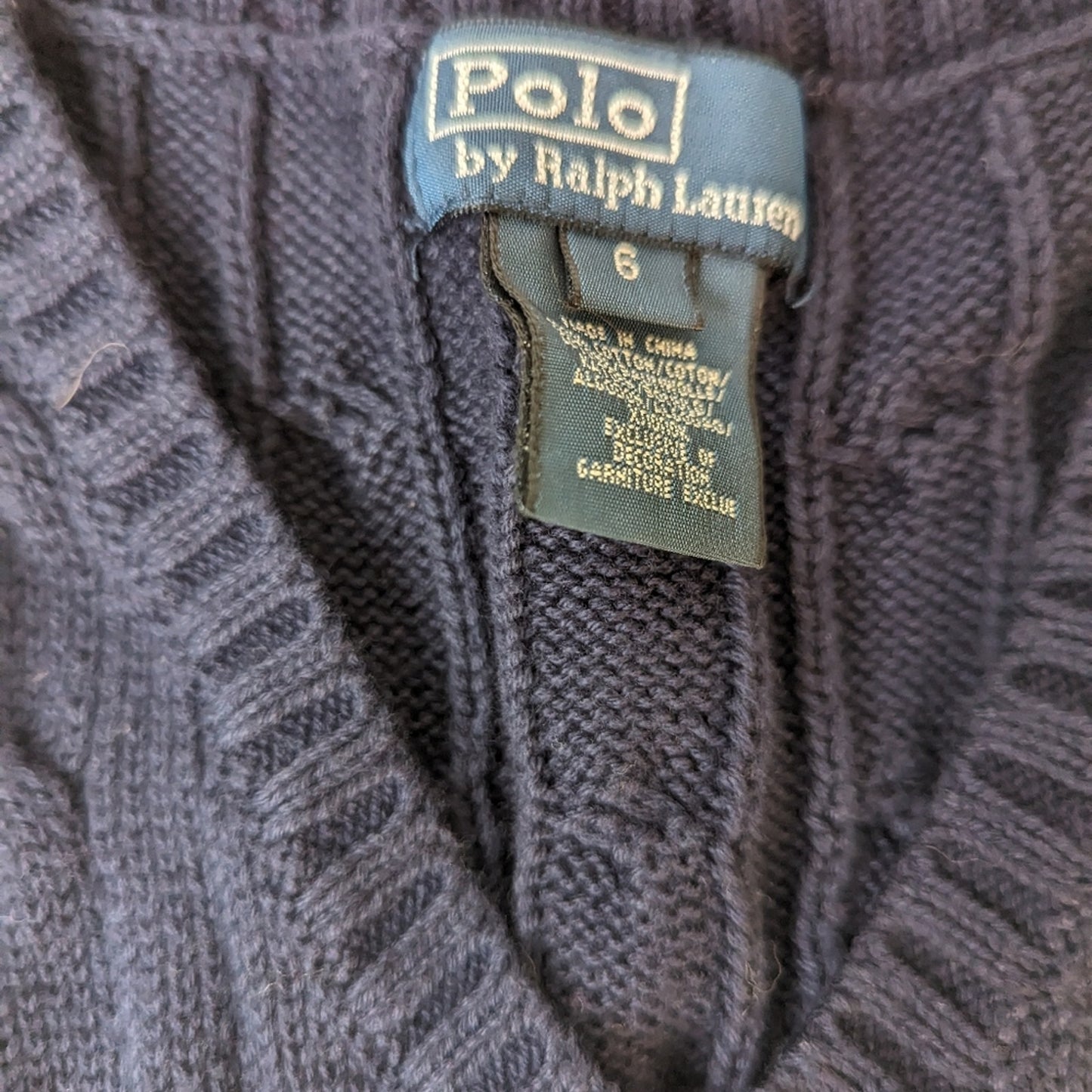 Ralph Lauren Cable Knit Vest / 6