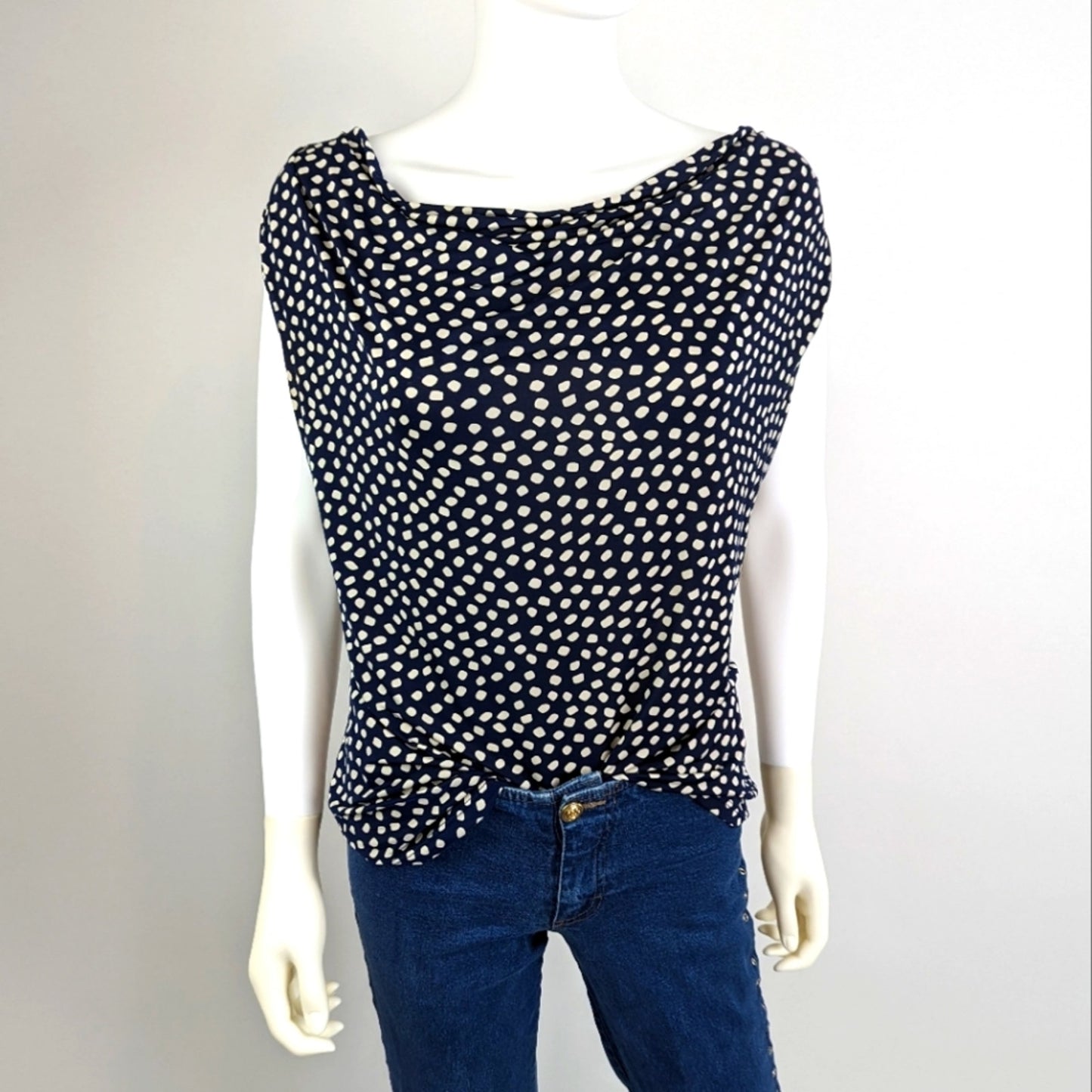 Polka Dot Blouse M