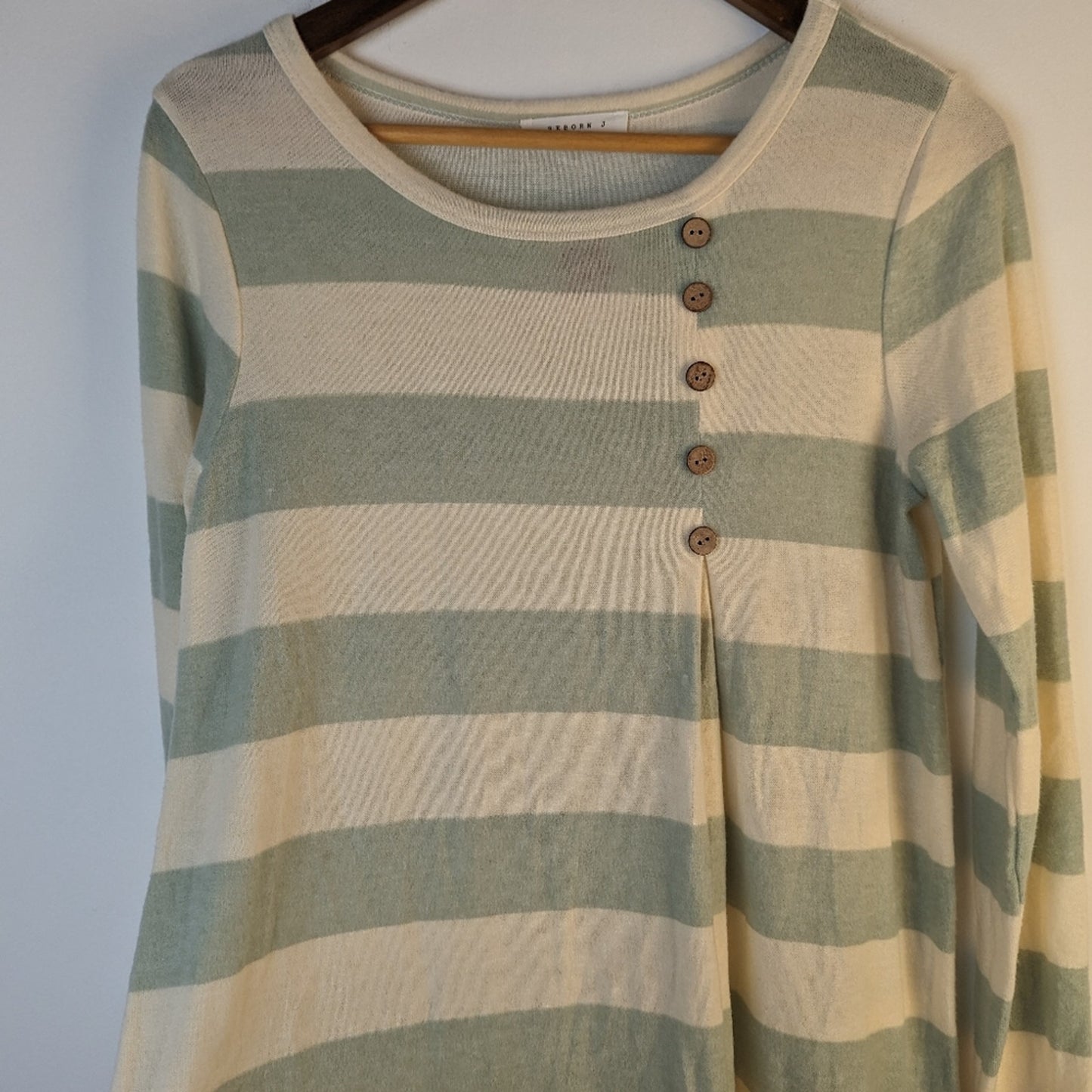 Reborn J Mint Green Striped Dress / Small