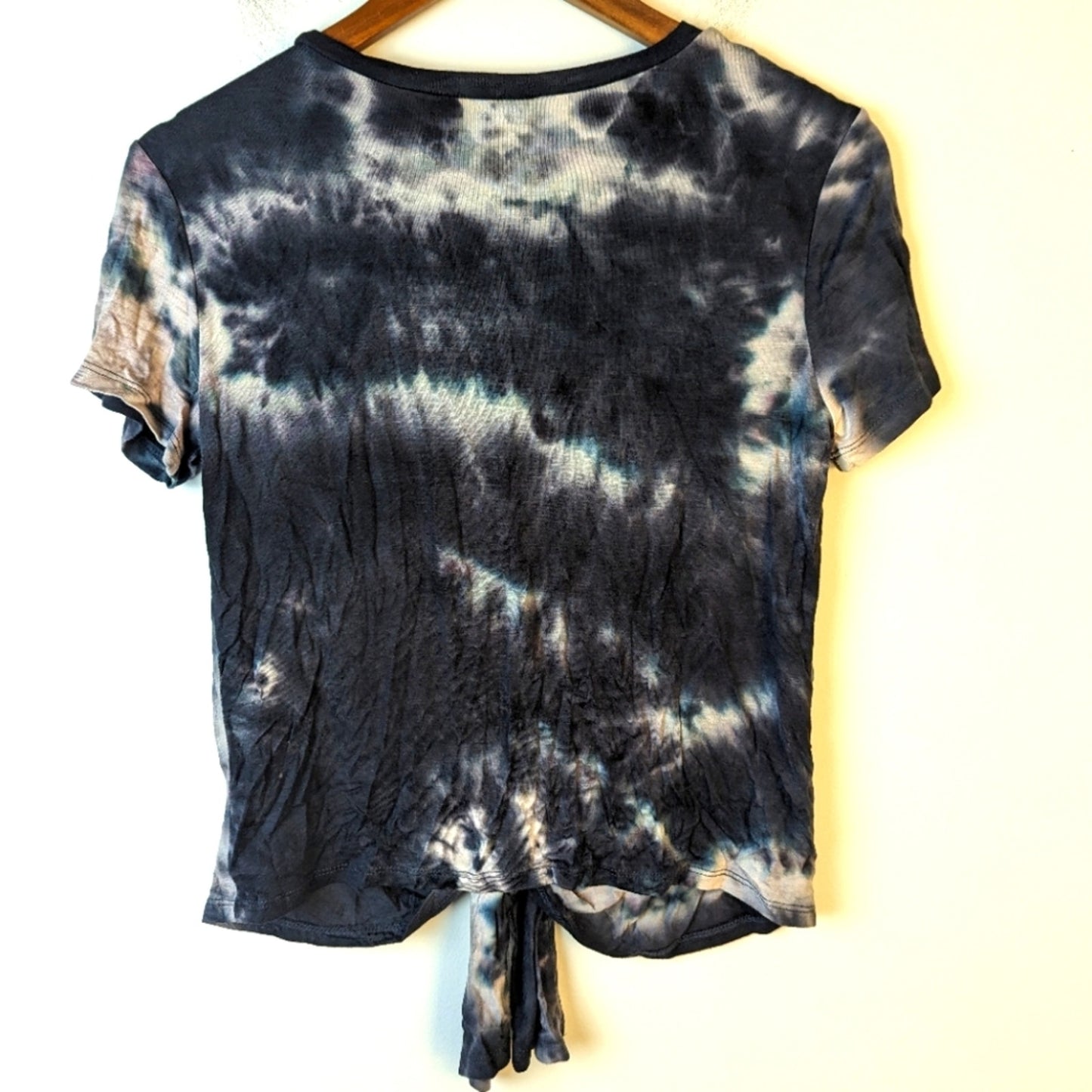 Como Black Tie Dye Tee Shirt - Small