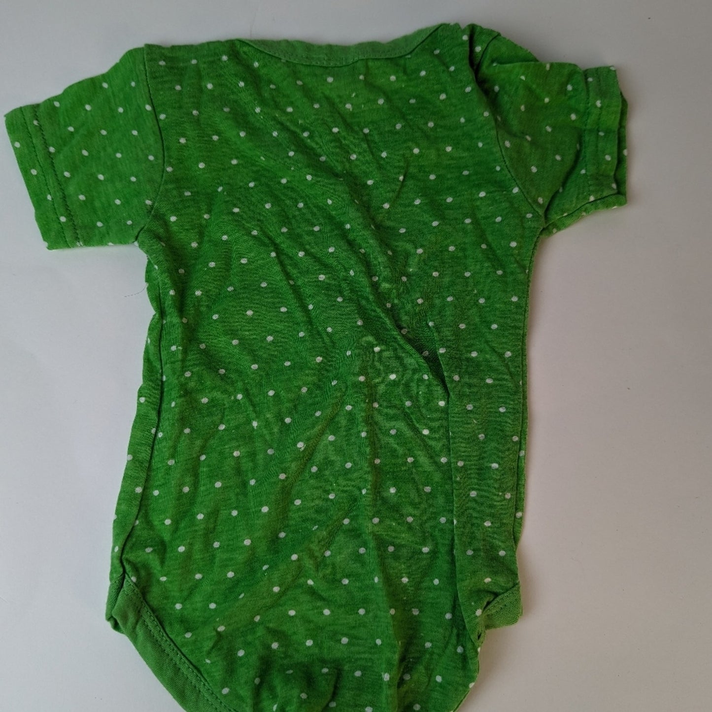 Polka Dot Onsie- 6/9 mths.