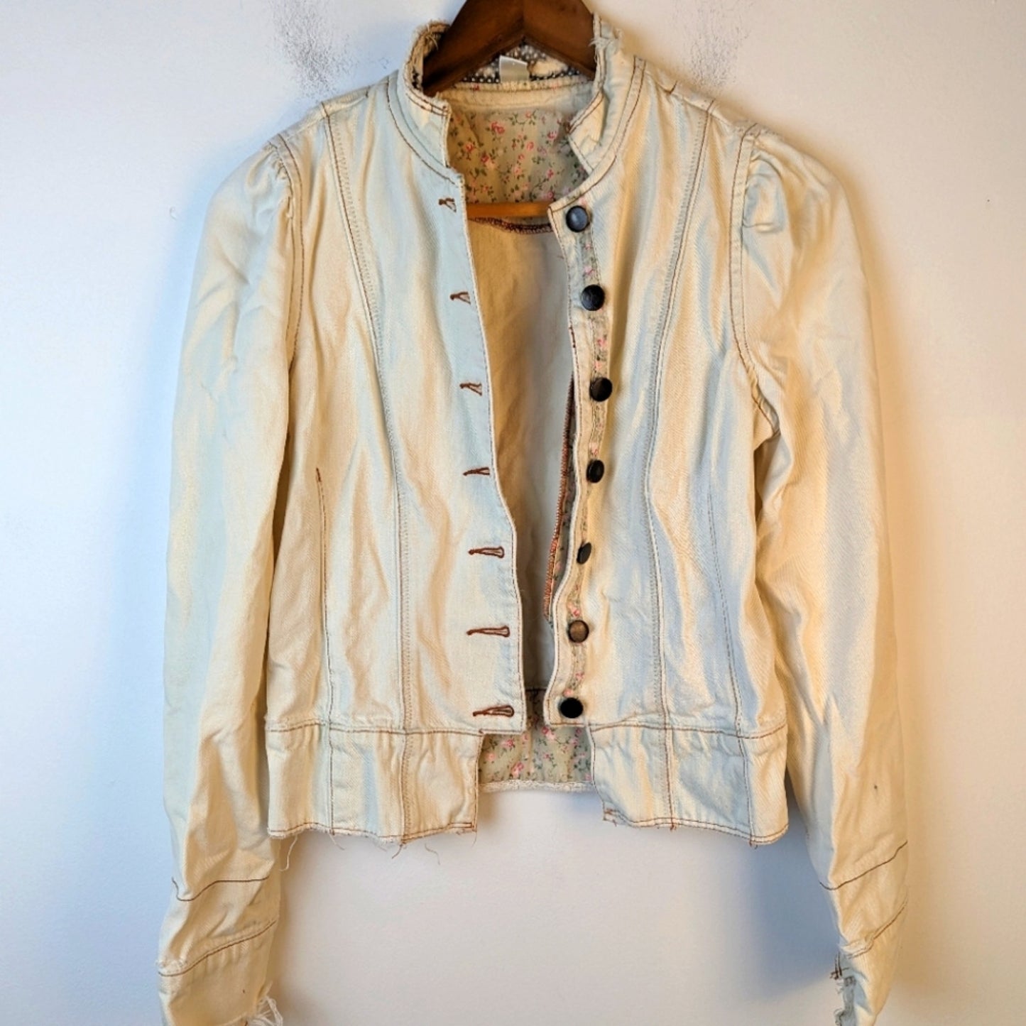 Boho Military Vintage Inspired Jacket - Small