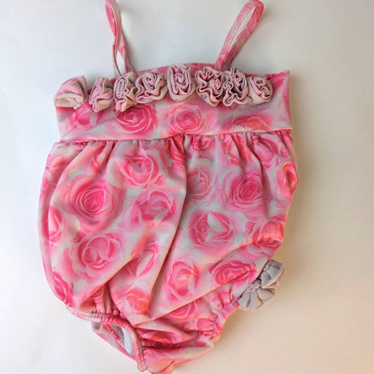 Kate Mack Infant Rose Swimsuit / 6 mths.