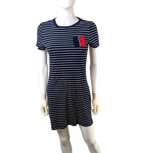 Tommy Hilfiger Striped Tee Shirt Dress S