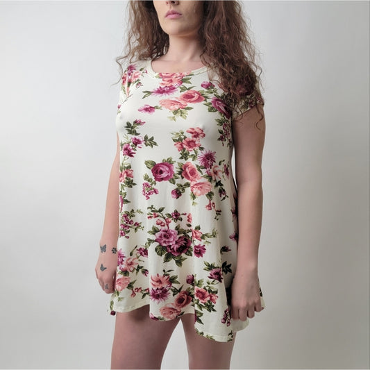 TMG New York Floral Dress S