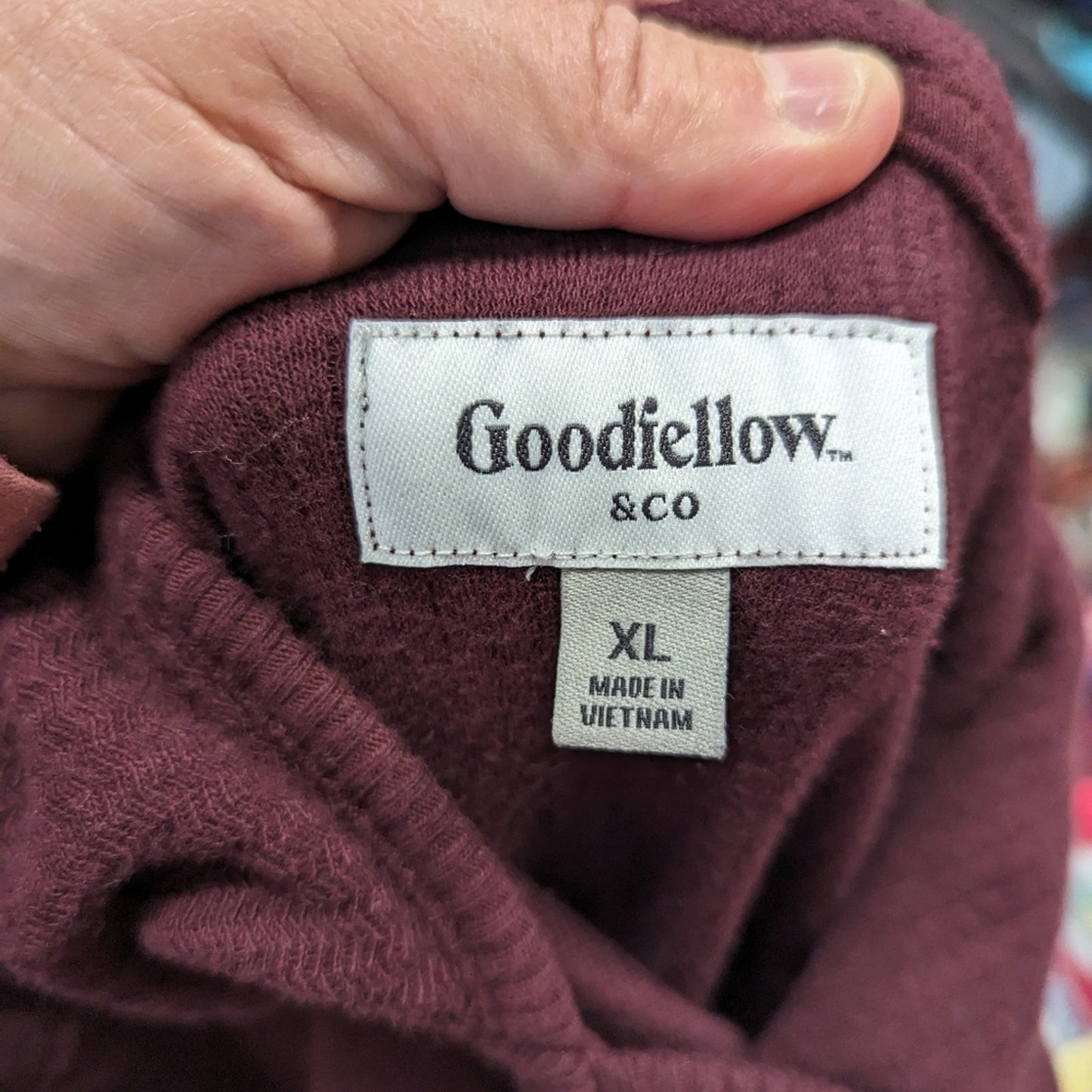 Goodfellow Burgundy Pullover - XL