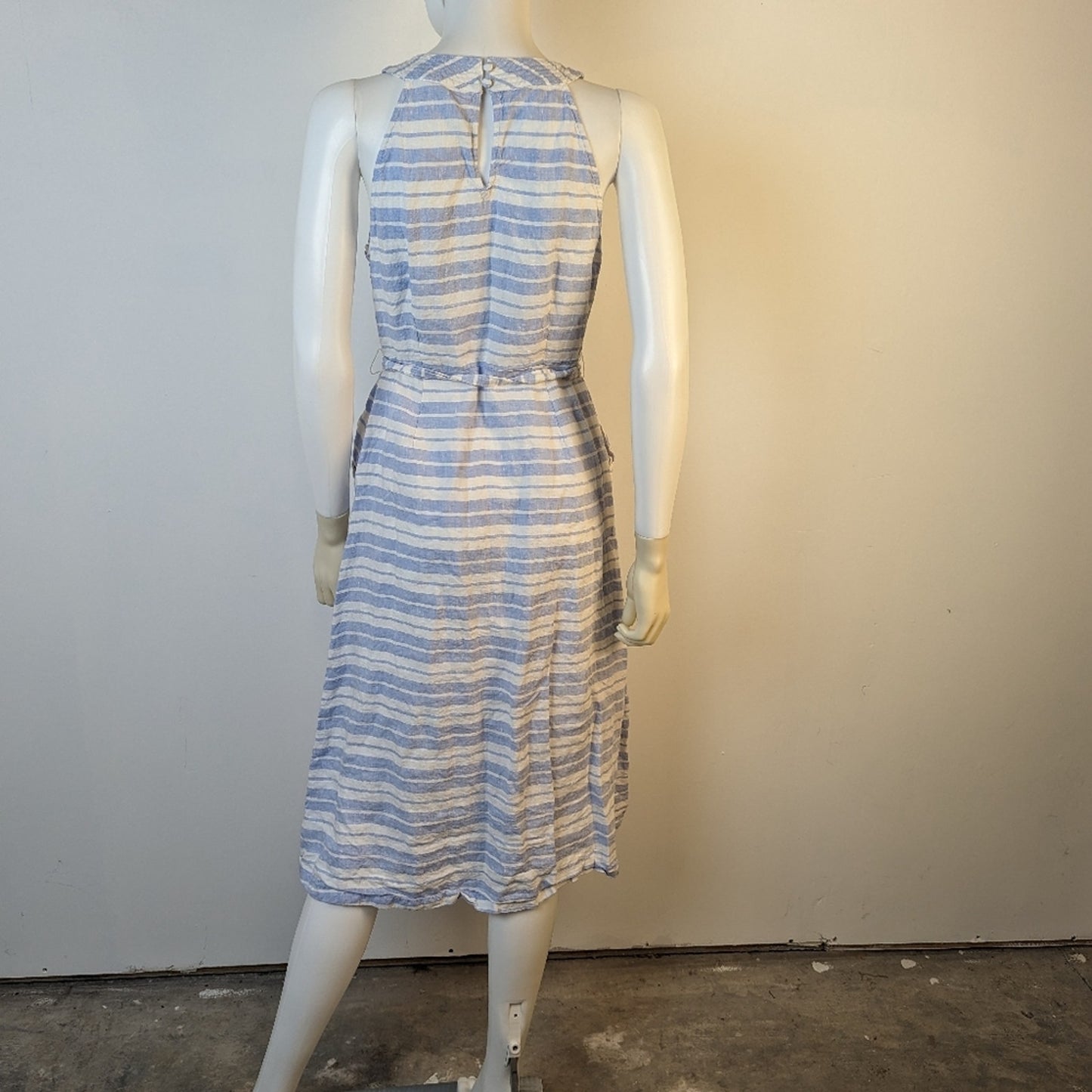 Sigrid Olsen Dutch Striped Linen Dress