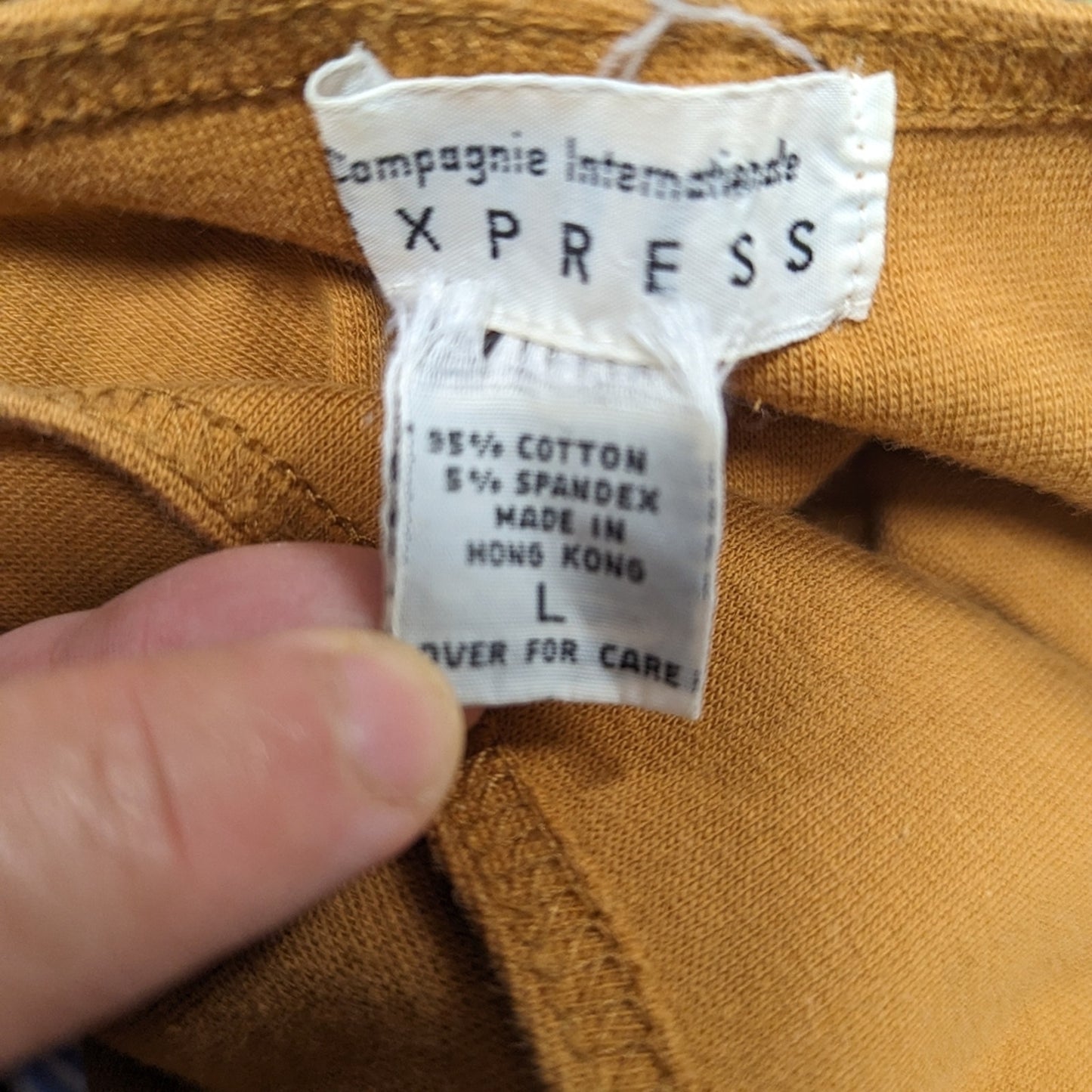 Express Gold Tank Top / Large