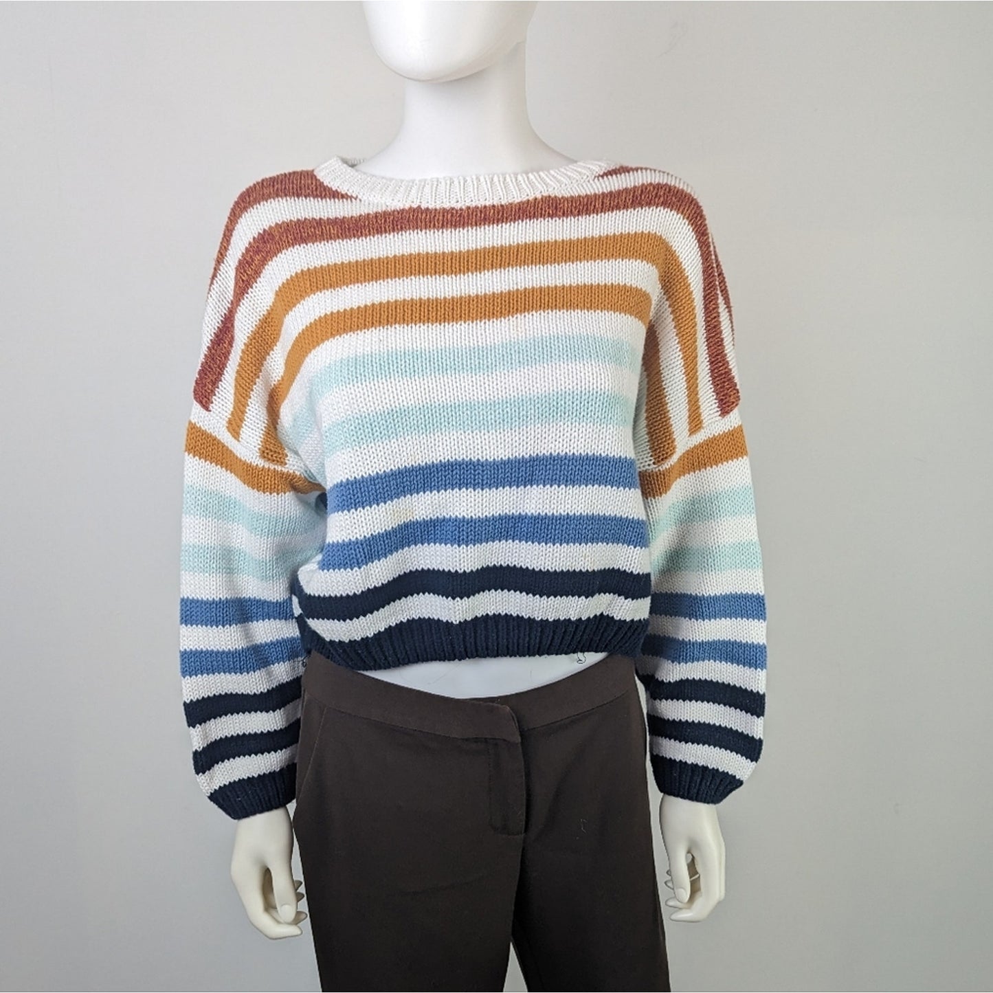 Harper Heritage Striped Oversized Sweater M