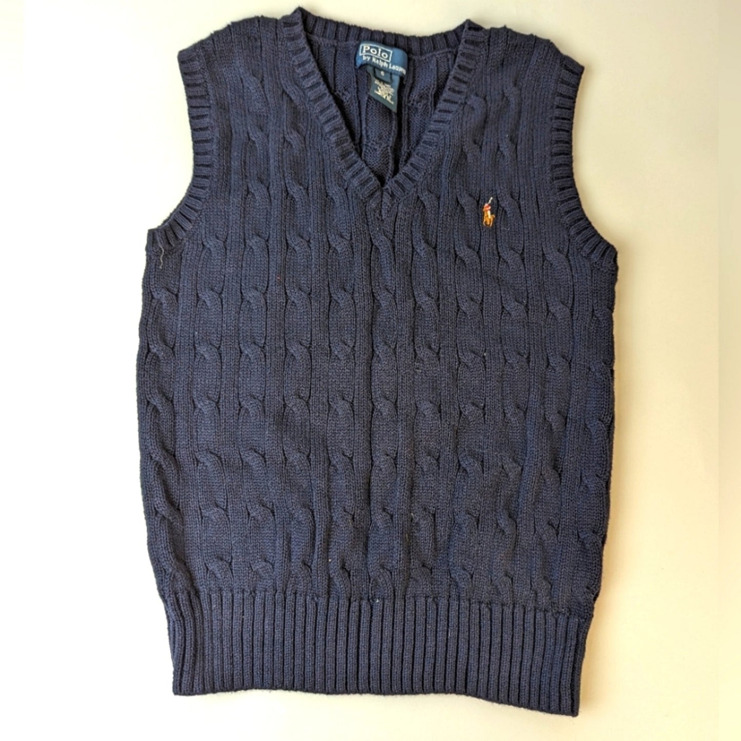 Ralph Lauren Cable Knit Vest / 6