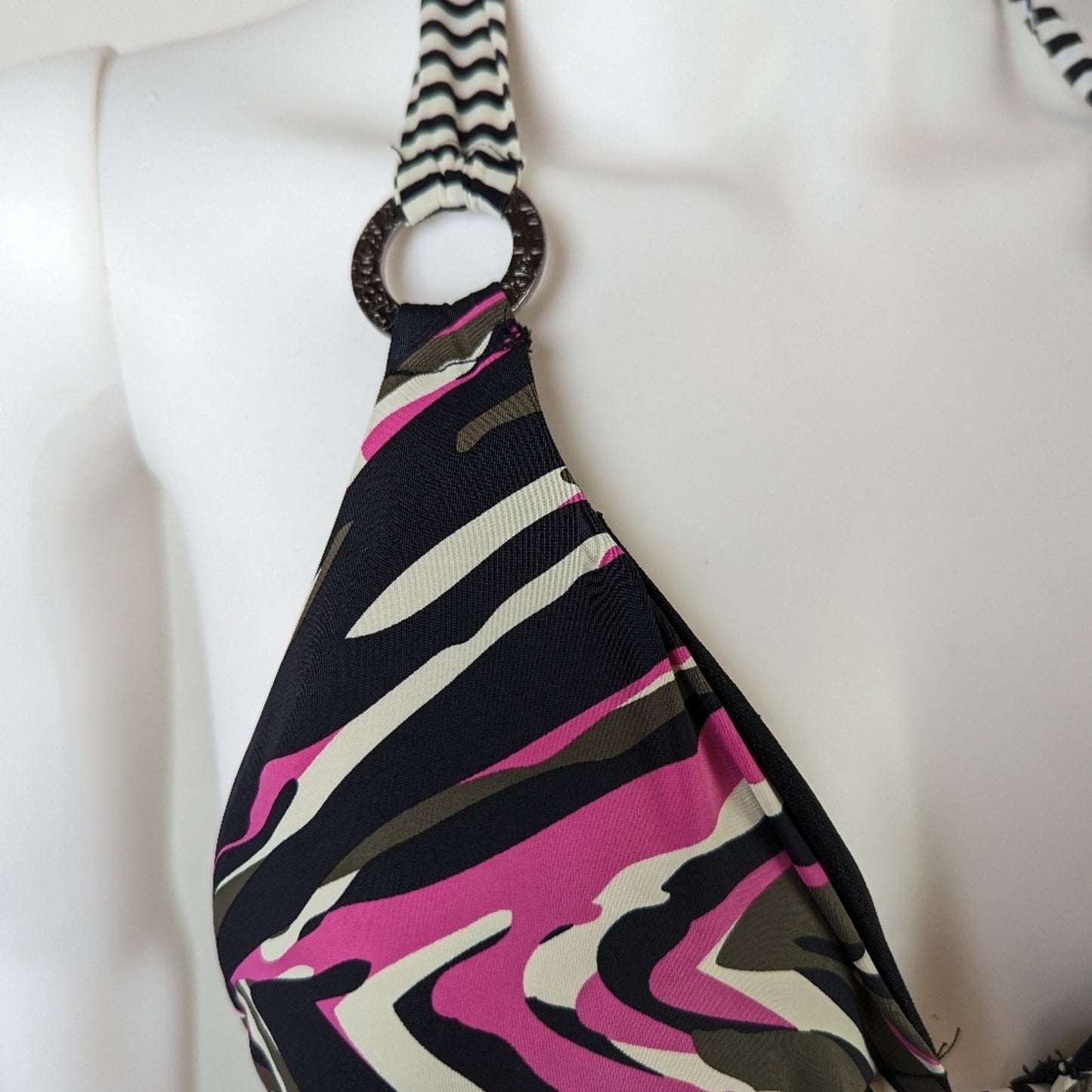 Skye Animal Striped Bikini - Small