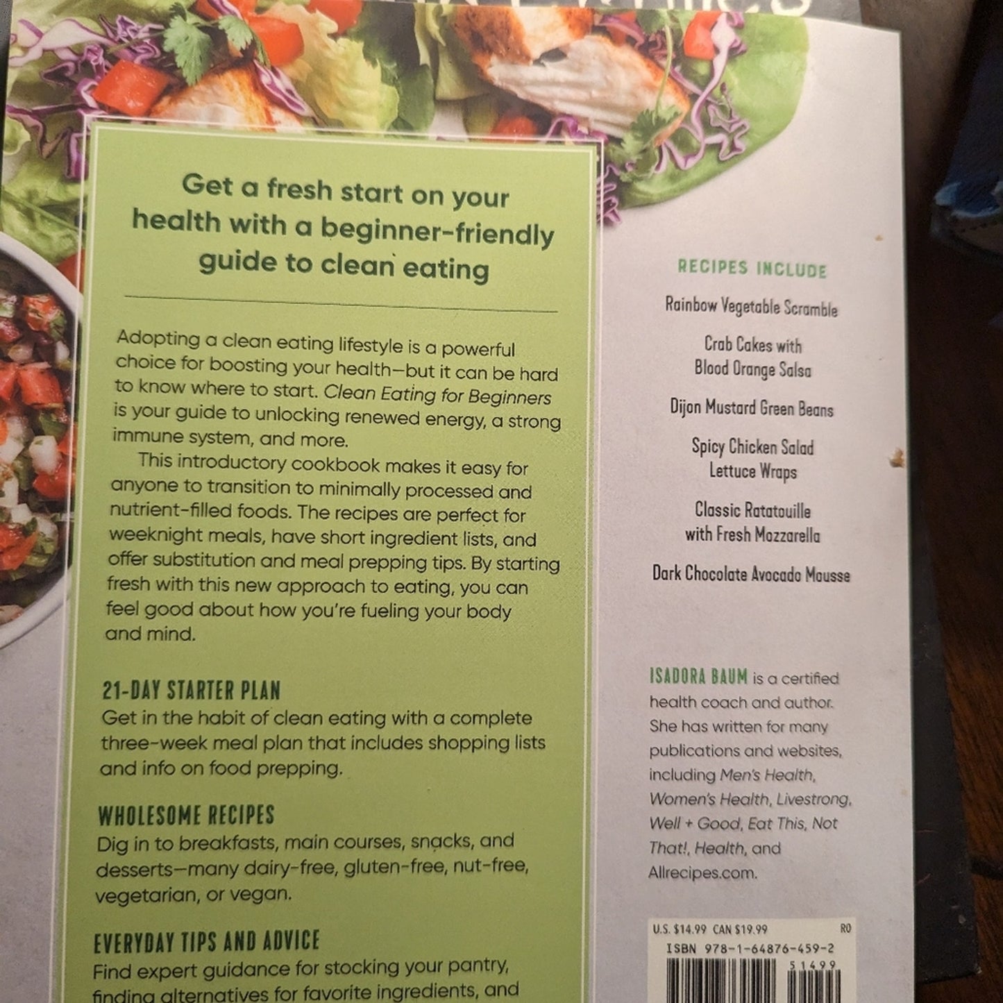 Clean Eating for Beginners by Isadora Baum