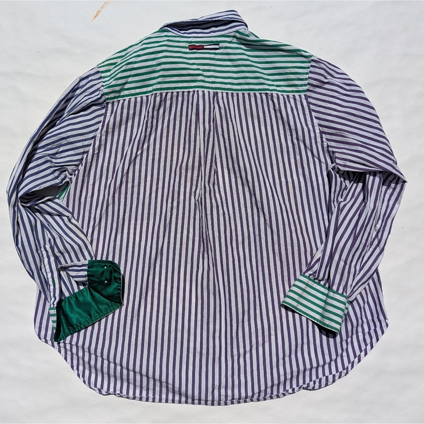 Vintage Tommy Hilfiger Striped Button Front Shirt 16