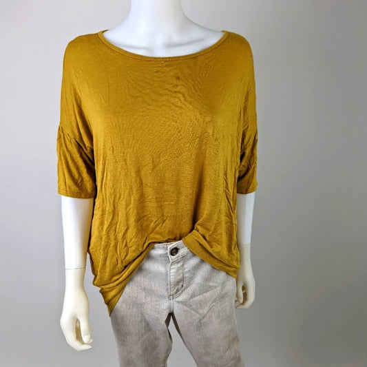 LuLaRoe Oversized Gold Tunic S