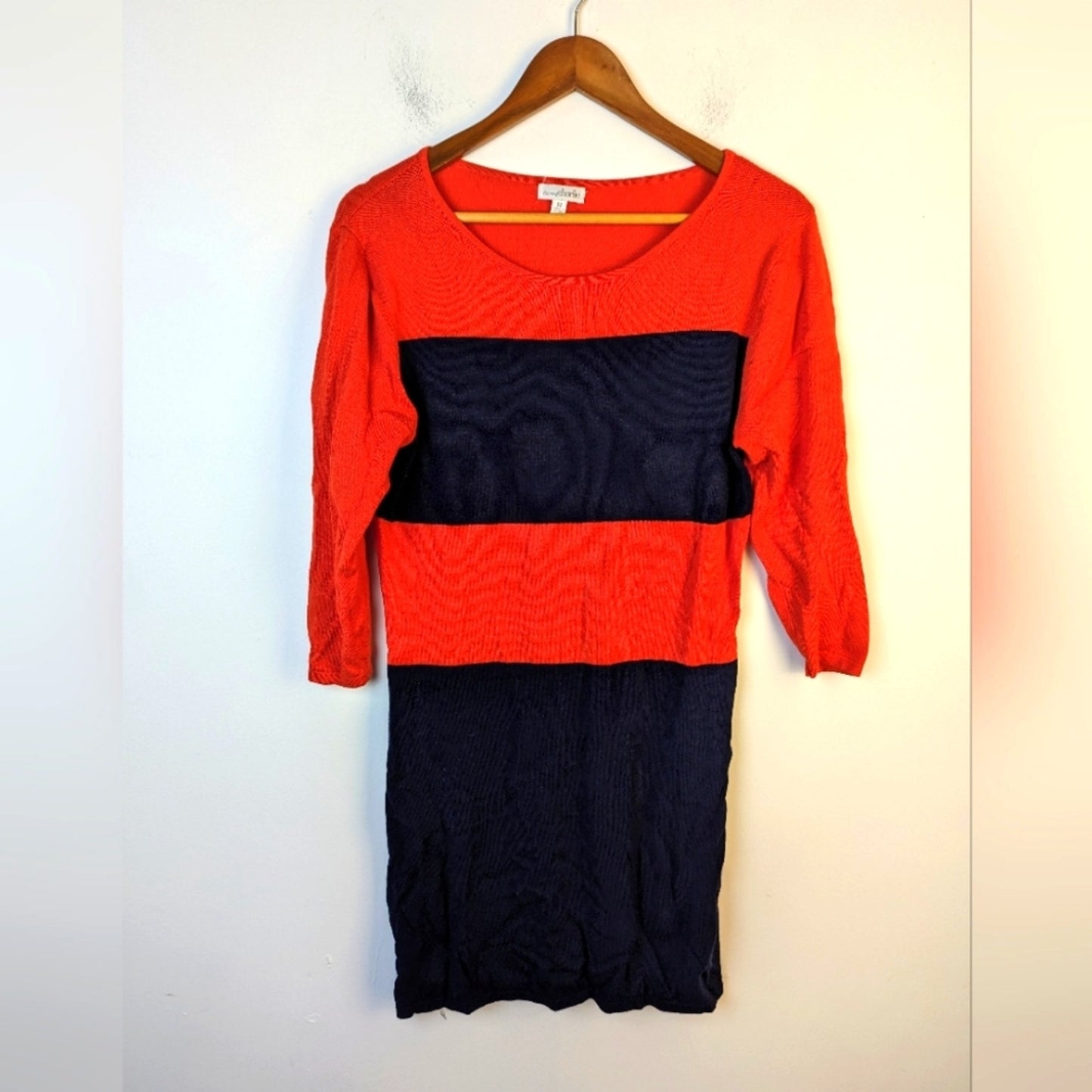 Charming Charlie Color block Sweater Dress / Medium