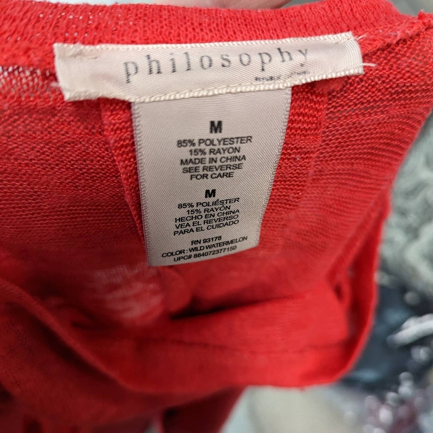 Philosophy Shirt M