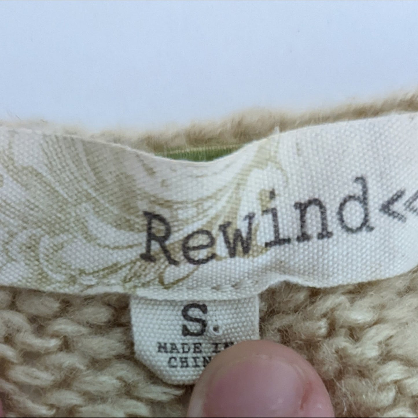 Rewind Knit Owl Sweater S