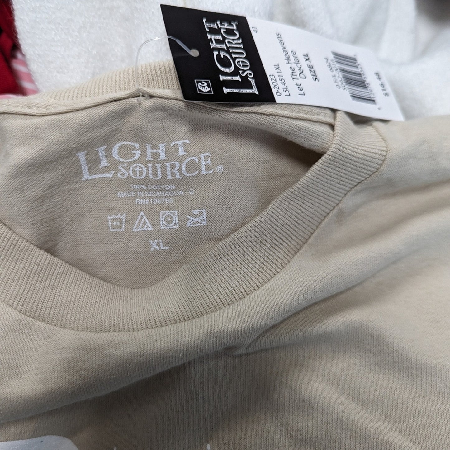 NWT Light Source Long Sleeve Tee Shirt - XL