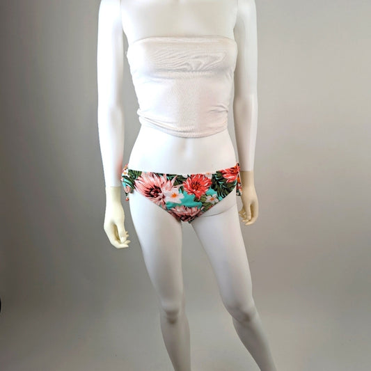 Kona Sol Floral Swimsuit Bottom L