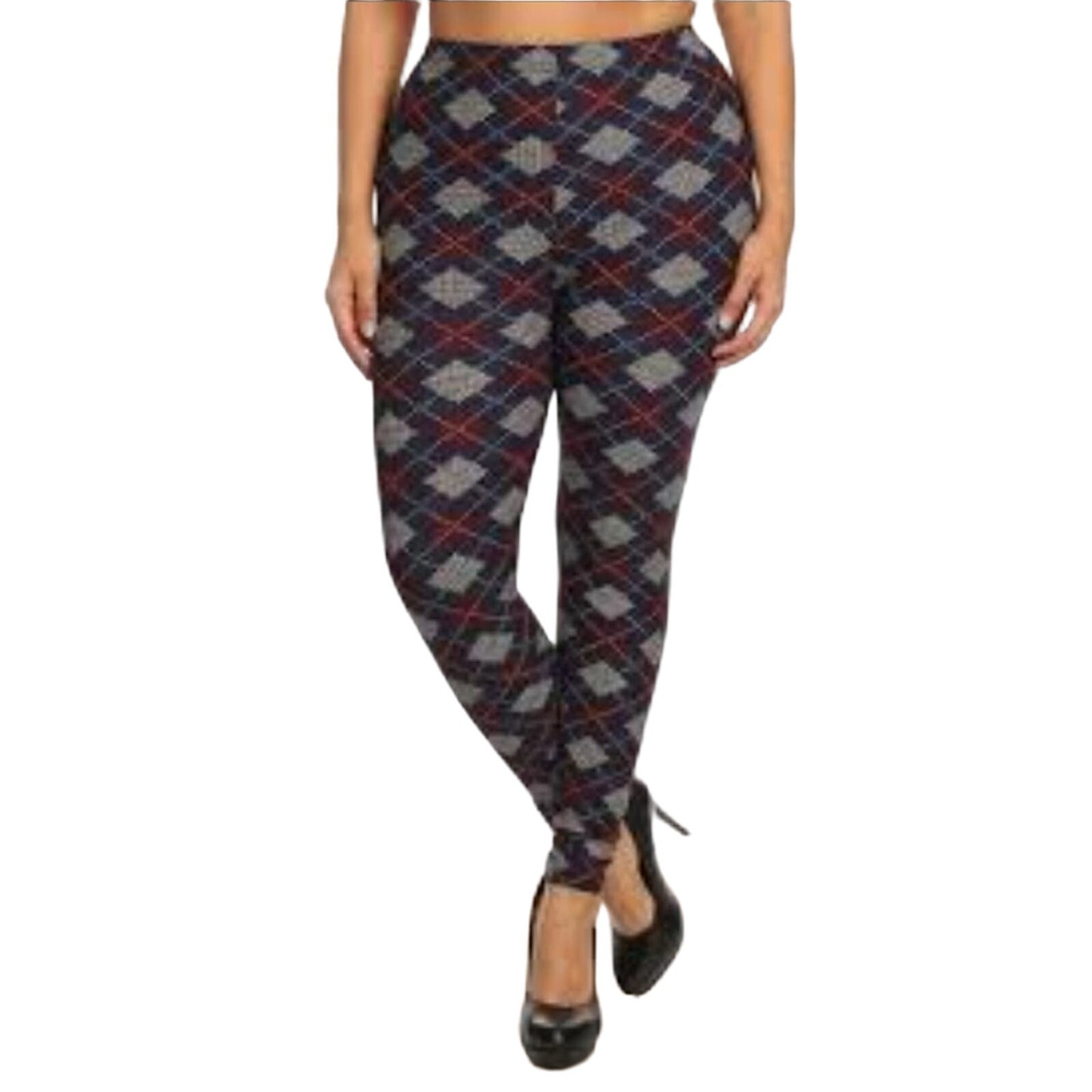 Plaid Leggings - Small