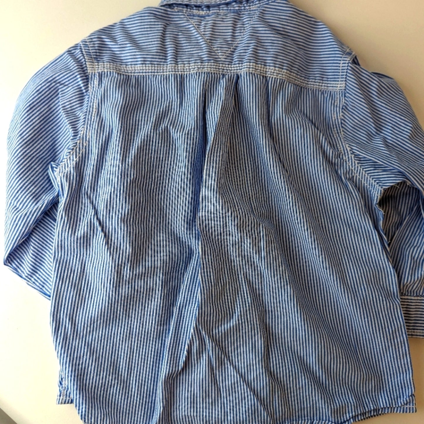 Tommy Hilfiger Striped Kids Button Front Shirt - 2T