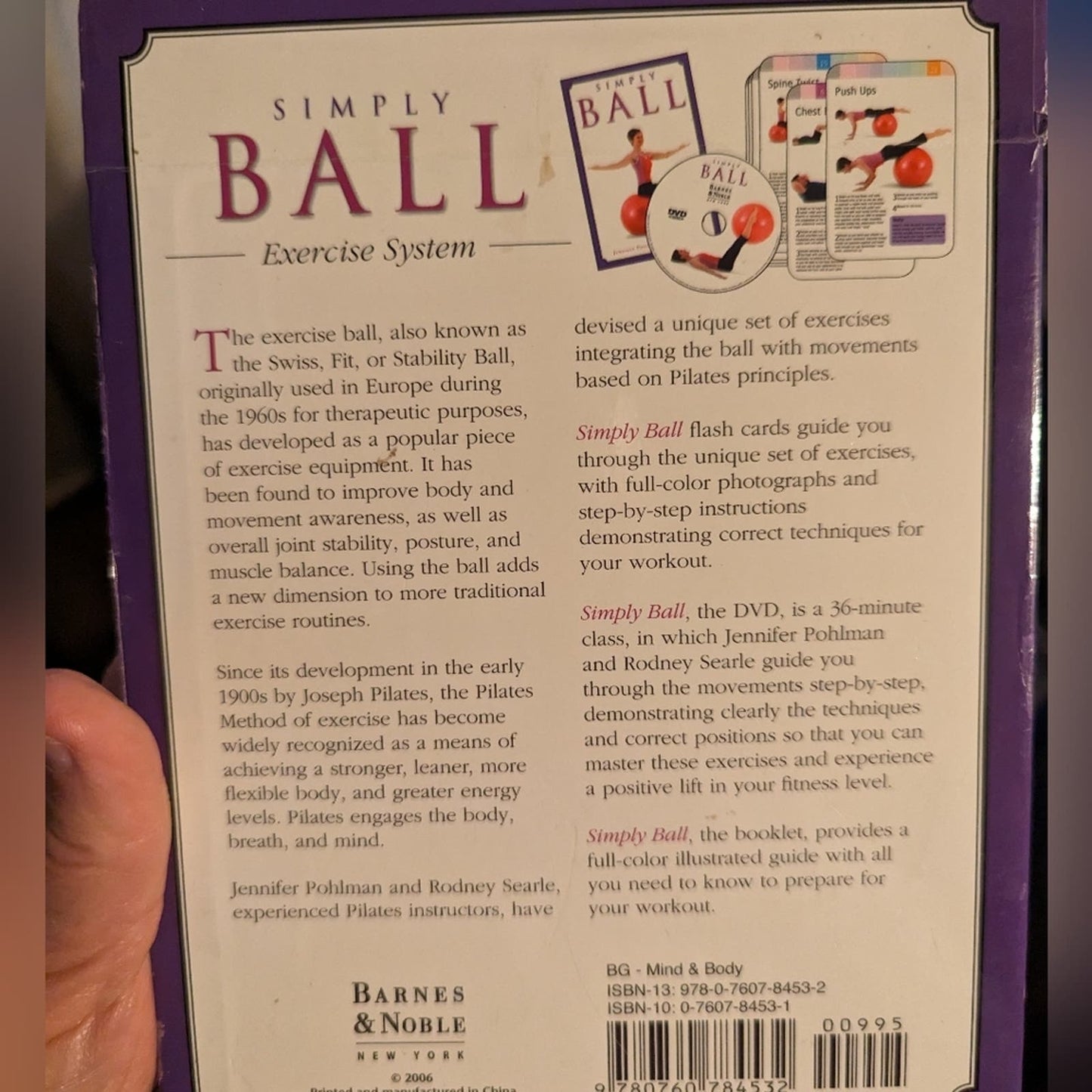 Simply Ball Exercise System / Flash Cards, DVD, and Book