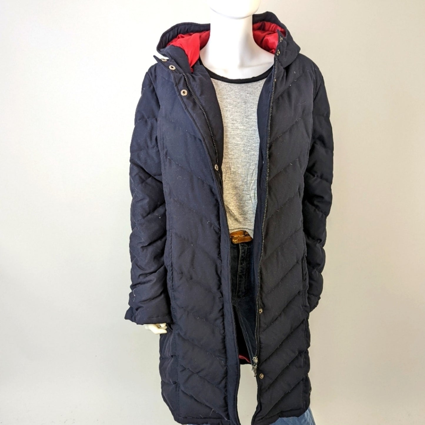 Tommy Hilfiger Hooded Puffer Coat L