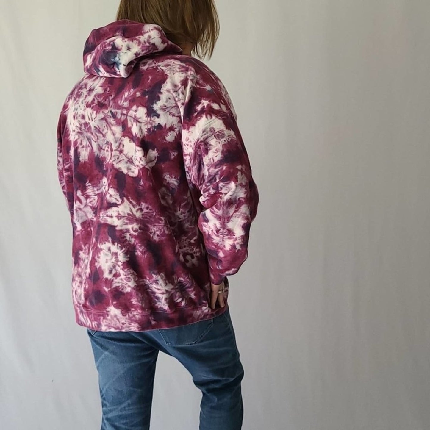 Oversized Bleached Hoodie tie dye