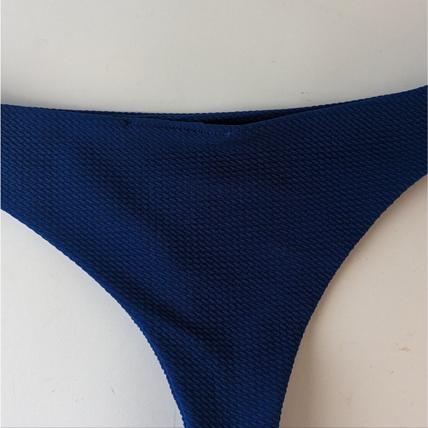 Zaful Solid High Leg Bikini Bottom / Cobalt Blue/ 8